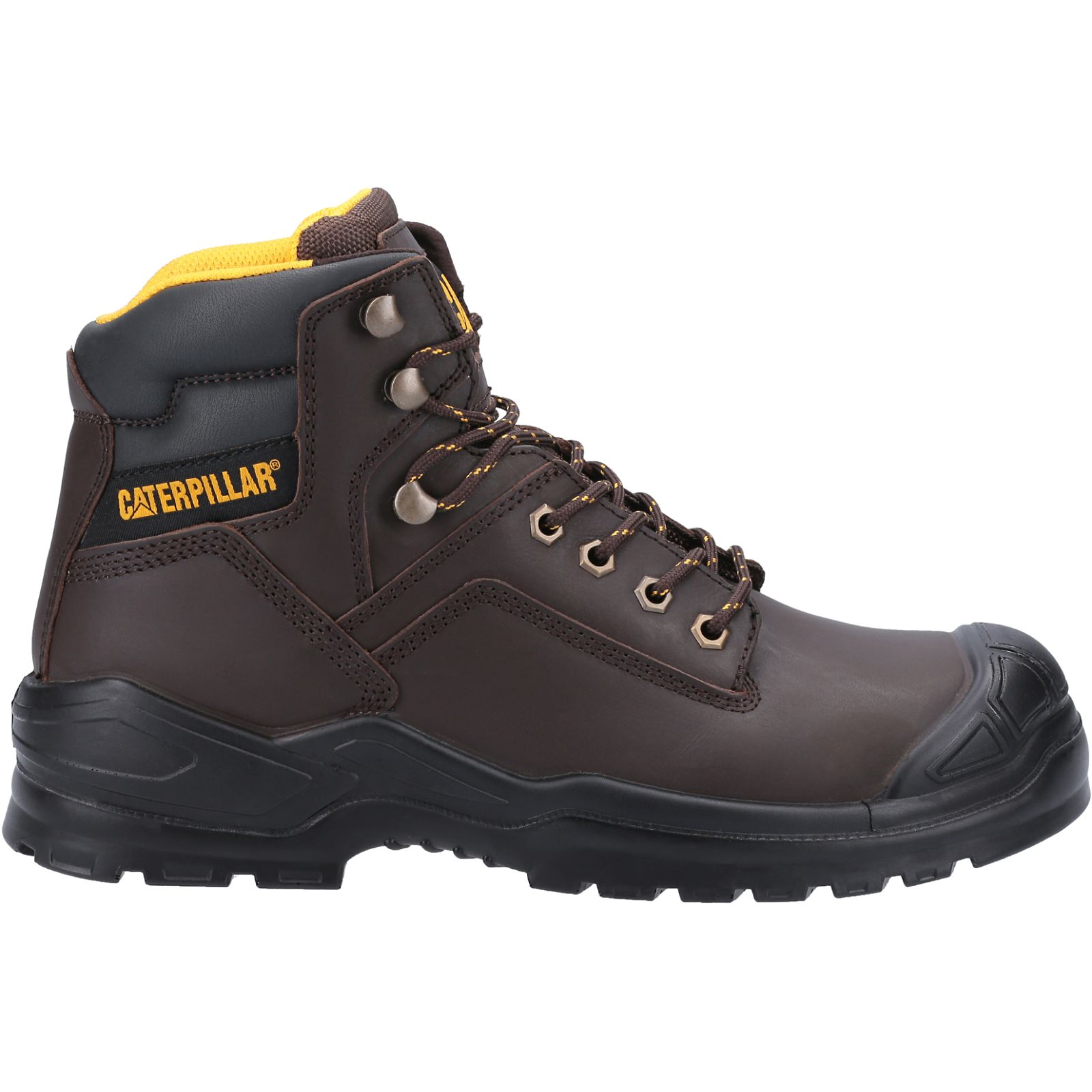 Caterpillar Striver Bump Steel Toe S3 Src - Mens Work Boots - Brown - NZ (921DCITPM)